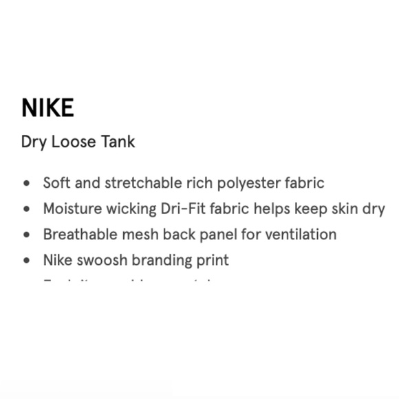 Nike Tank Nike Dri Tank Loose - Picture 13 of 13